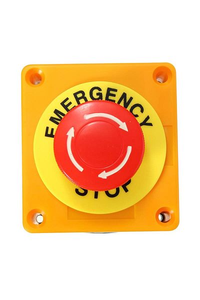 OEM Mushroom-type emergency stop button, 10A, 660V