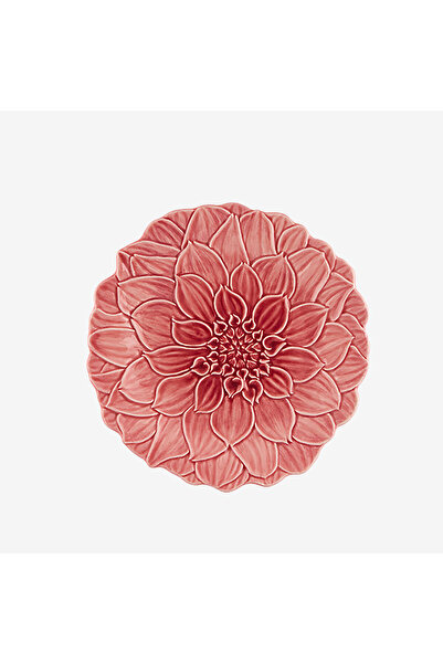 Bordallo Pinheiro Maria Flor Pink Ceramic Breakfast Plate 22 cm