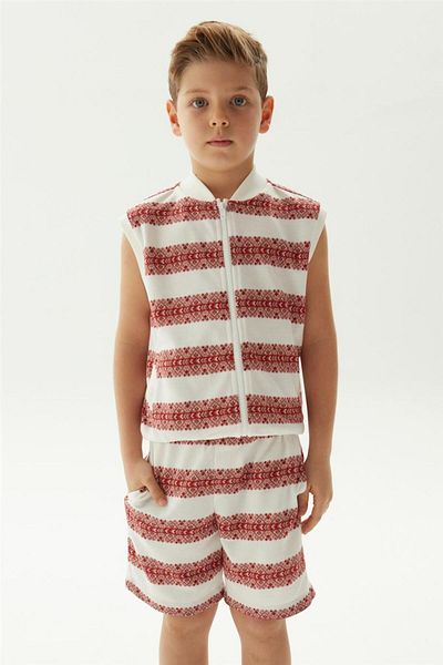 Nebbati Boy Patterned Shorts