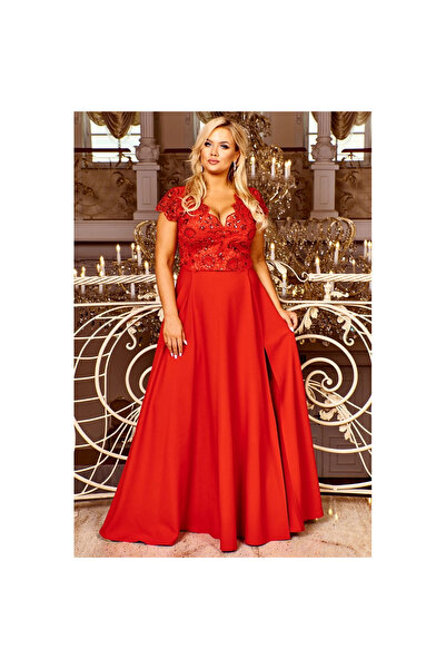 BOSCA EMESZON CRYSTAL long elegant dress with embroidery, garbandina fabric, ...