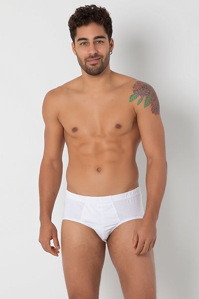 Doremi 100% Natural Cotton Comfortable Combed Cotton Men's Classic Slip Briefs