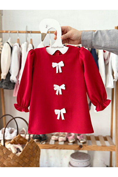 BİHAYALBİÇOCUK Anna - Kırmızı Elbise