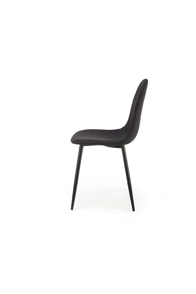 Halmar Scandinavian chair with metal frame, textile upholstery, 43x47x87x49 cm