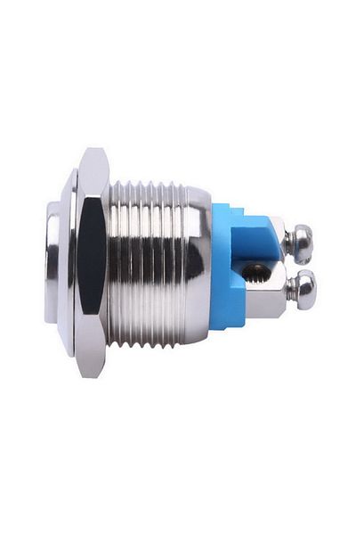 OEM Buton metal, 16 mm, fara led, 3 A