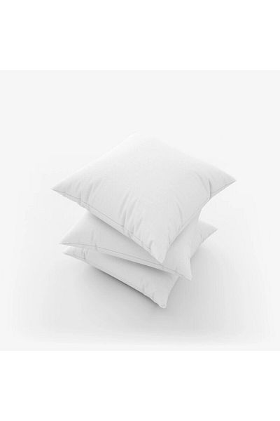 Kotonia Home Set de 2 perne Kotonia Home - 40x40 cm, cu umplutură din puf soliconizat, albe
