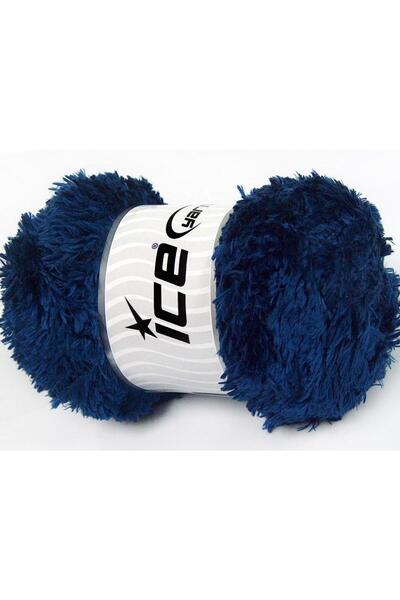 Ice yarns (4 قطع 100 جرام) باندا مايكرو فايبر 4 عبوات أزرق داكن ناعم،