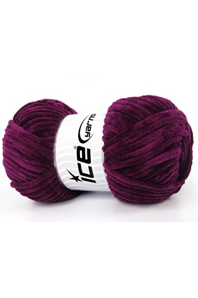 Ice yarns مجموعة من 4 خيوط من خيوط الجليد VELVET BABY (100% مايكروفايبر) بالل...