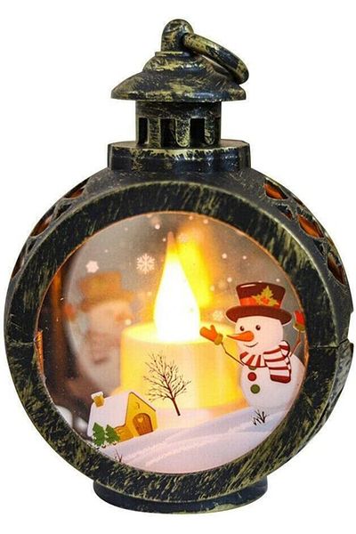Haimanba Christmas decoration, lantern model, multicolor, 12 x 8.5 cm