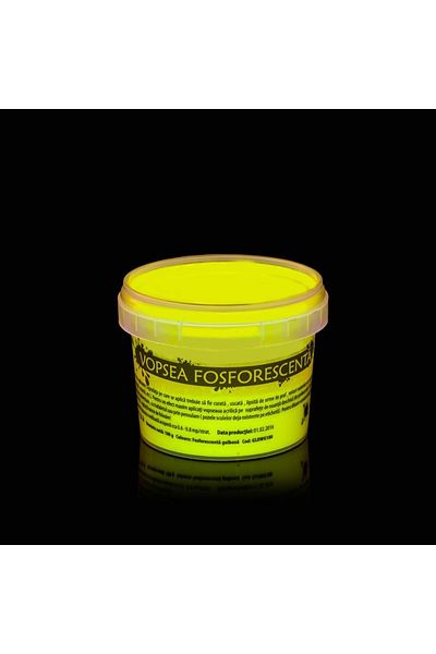 PROCART Glow in the dark phosphorescent paint that illuminates yellow 100 g
