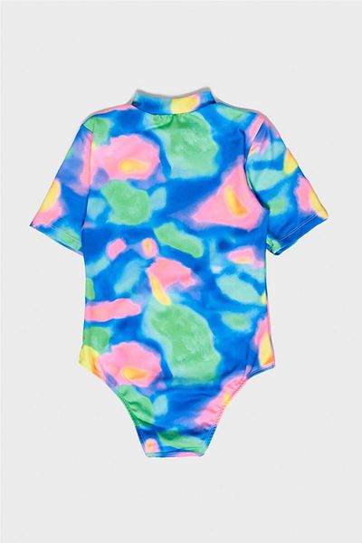 Tyess Girl Patterned Swimsuit