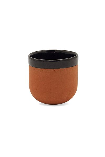 uğurlu dükkan Pottery Espresso Glass - Black