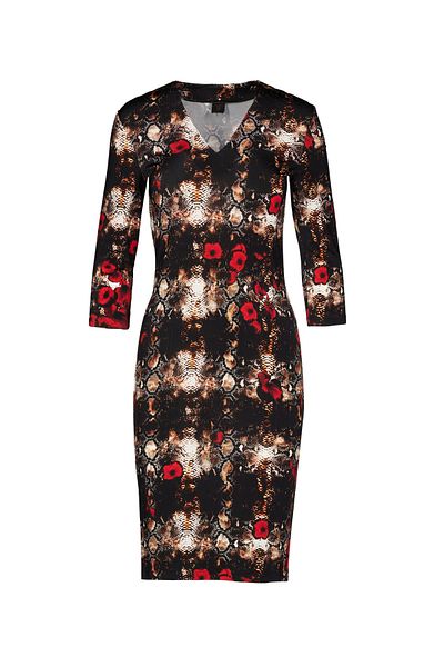 tessitura Snake Poppies Dress