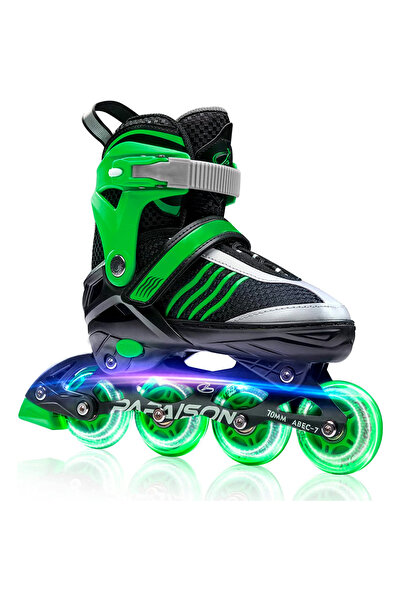 Elindor Ρυθμιζόμενα πατίνια για παιδιά και ενήλικες, τροχοί από σιλικόνη, μέγ...