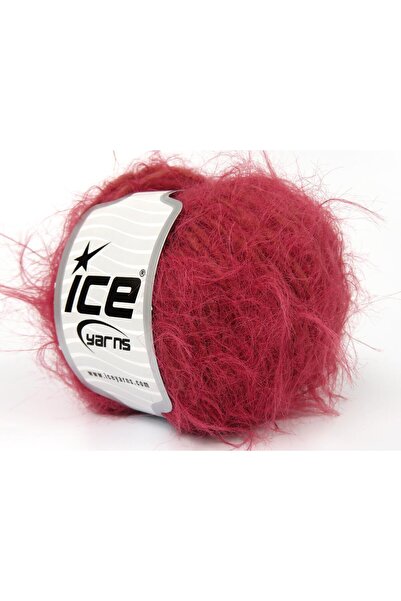 Ice yarns 6×50 جرام. صوف ميرينو فاخر بلون الأوركيد الداكن، صوف ميرينو، شتوي، صوف