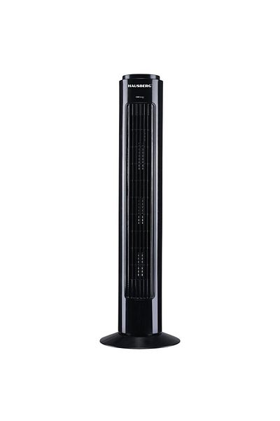 Hausberg Věžový ventilátor HB-5950NG, 40-50W, 2 provozní režimy, 3 rychlosti, otočná základna, černá