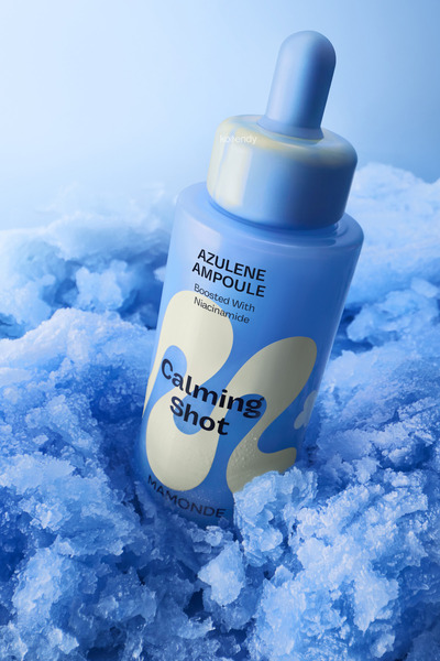 MAMONDE Calming Shot Azulene Ampoule - Heat Reducing and Anti-Blemish Blue Azulene and Chamomile Water Serum 50ml