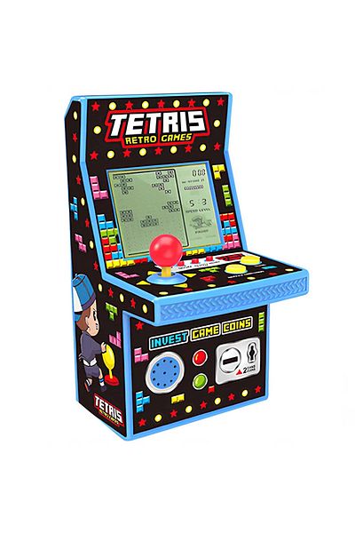 TOYFEST وحدة تحكم ألعاب تيتريس الصغيرة الحنين XY9029A