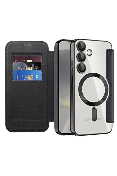 SKYDDAR INNOVATION Husă pentru Samsung Galaxy S24, SmartMag Book, Magsafe, RF...