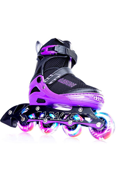 Elindor Role reglabile pentru copii și adulți, roți ușoare din silicon, S 28-...