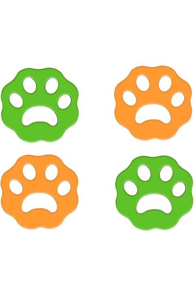 DELPI Set 4 Dispozitive pentru Masina de Spalat – Indepartare Par si Scame – Verde / Portocaliu