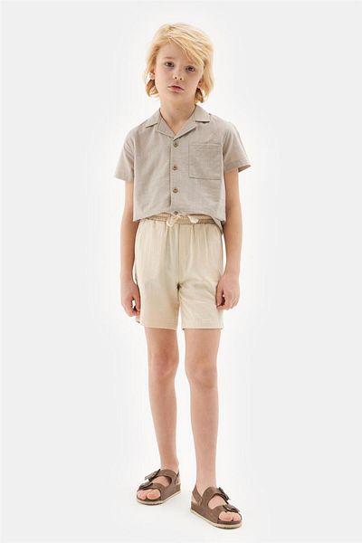 Nebbati Boy Beige Shorts