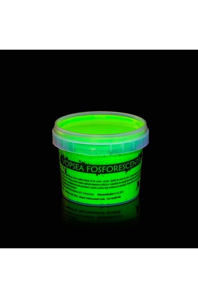 PROCART Glow in the dark phosphorescent paint that illuminates green 100 g