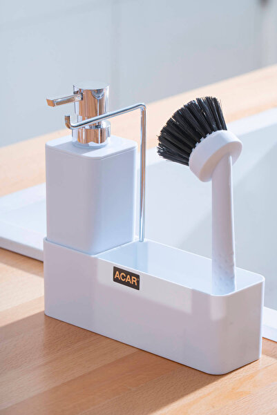 ACAR Set de dozatoare de săpun lichid periat din acril Astoria