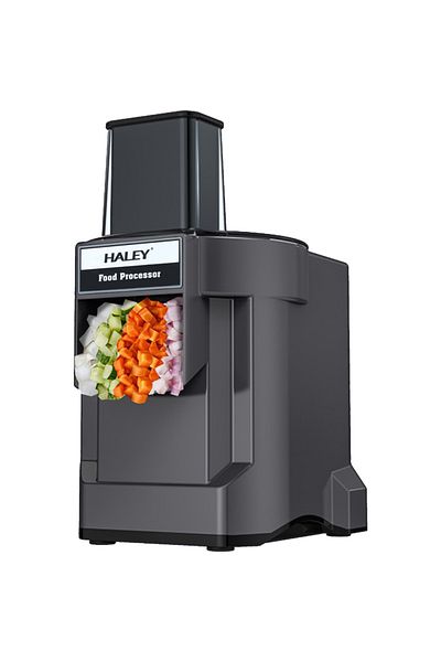 HALEY HY-1321 Commercial Electric Chopper, 600W, Potato and Onion Slicer, Capacity ≥17 Cups