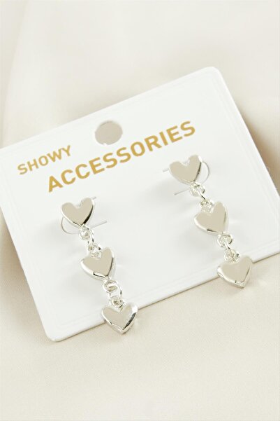 TakÇalıştır Heart Trend Metal Earrings