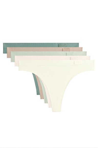 Oysho 5'li seamless soft touch tanga külot