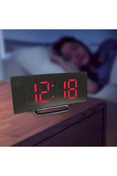 OEM Digital Alarm Clock, Black, 2 Brightness Levels, for Office and Bedroom