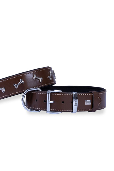 Doggie Konfor Deri Köpek Boyun Tasması Large Kahverengi 4x57-65 Cm - Petshopundan