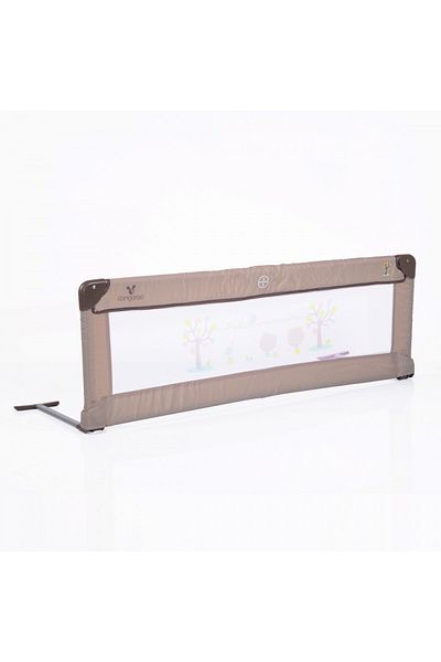 Cangaroo Bed Rail Children's Bed Protection Barrier Beige, Foldable 180 Degrees, Size 130x43 Cm