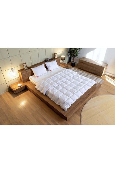 BEST SLEEP Pilota Best Sleep Feather, 180x200cm, hipoalergenic, umplutura 50% puf de gasca 50% pana de gasca