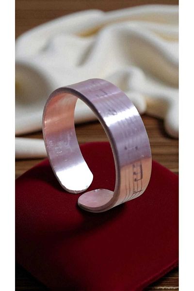 yerlikaya bakır Music Note Pure Copper Ring