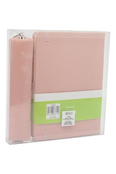Roco مجموعة قرطاسية يومية مكونة من قطعتين باللون الوردي