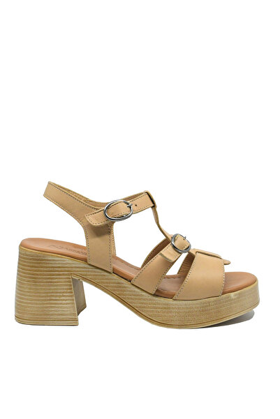 Anna Viotti Platform Sandals with Decorative Buckles