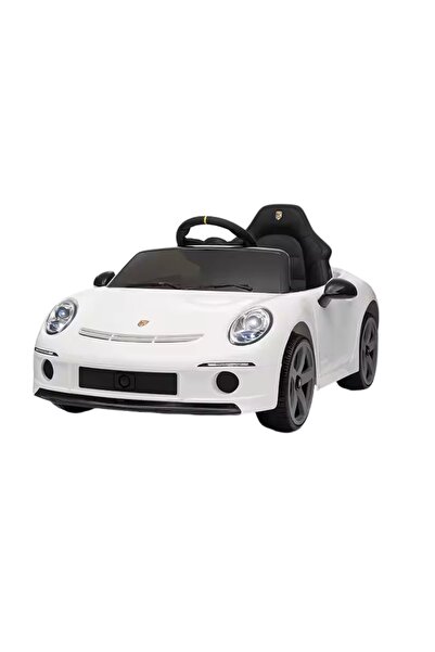 Nichiduta Masinuta electrica pentru copii Porsche RUF GT White cu licenta ,Te...
