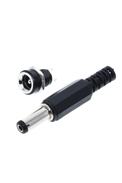OEM Female-male connector set, 1 pin, DC-022B