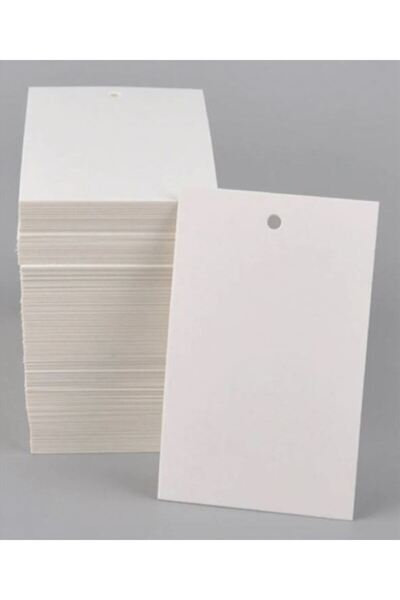 Copyder Karton Fiyat Marka Etiketi Delikli 5x9 Cm 1000 Adet