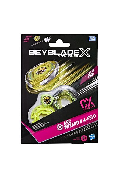 BEYBLADE X LET IT RIP SET LANSATOR SI ROATA ARC WIZARD R 4-55L0
