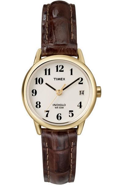 Timex Ceas de damă cu cuarț alb Timex-T20071