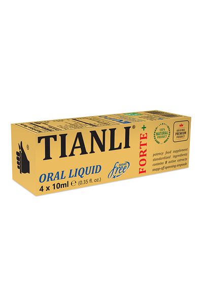 Energon Tianli forte + solutie orala, 4 fiole X 10 ml, Energo Vitalis