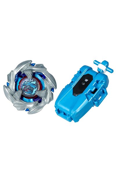BEYBLADE X LET IT RIP COBALT DRAGOON 2-60C LAUNCHER AND WHEEL SET