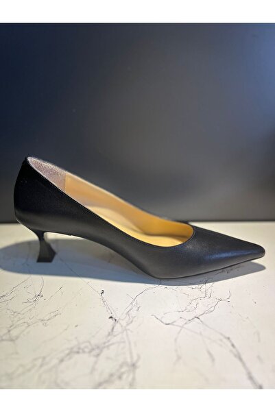 VEYİS USTA حذاء كلاسيكي بكعب منخفض من الجلد الطبيعي