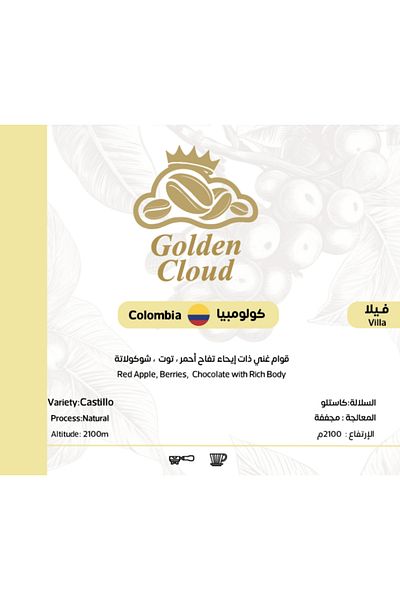 GOLDEN CLOUD Colombia Villa Specialty Coffee - Fruity Inspiration | V60 - Espresso