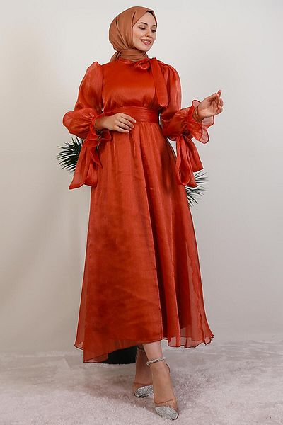 GİYZAMİLA Misha Hijab Dress Tile