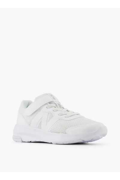 New Balance Boys' Textured School Shoes with Hook and Loop Closure