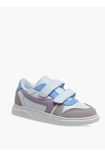Flora Bella by Shoexpress Panelled Sneakers with Hook and Loop Closure