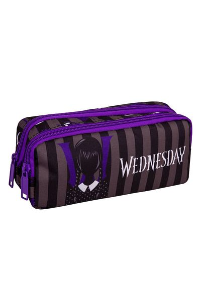 MBT Penar Tub Negru cu 2 Compartimente Mov Wednesday 21x5.5x9.5cm